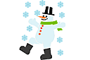 Julen och Nyår - Walking Snowman