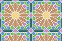 Schabloner för tapetmålning - Alhambra 02a