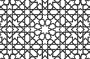 Schabloner för tapetmålning - Alhambra 07b