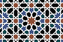 Schabloner för tapetmålning - Alhambra 07b