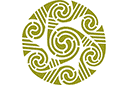 Schabloner i keltisk stil - Celtic cirkel 127