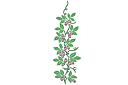 Löv och växter schabloner - Bärranka