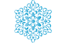 Julen och Nyår - Snowflake XX