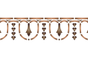 Schabloner i medeltidsstil - Medeltida hängen
