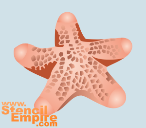 Starfish (Schabloner på korallrev i Röda havet)