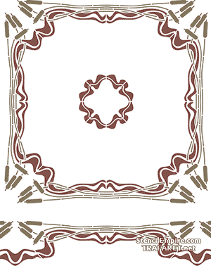 Sats i jugendstil 12 (Schabloner i jugendstil)