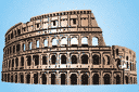 Schabloner på världsberömda arkitekturteman - Colosseum
