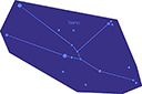 Stenciler pä världsrymden teman - Stjärnbilden Taurus