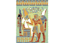 Schabloner i egyptisk stil - Stor panel 2