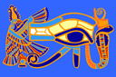 Schabloner i egyptisk stil - Horus öga 