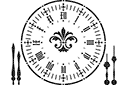 Cirkel schabloner - Urtavla och handsett 7