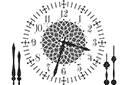 Cirkel schabloner - Urtavla och handsett 9