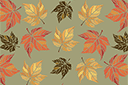 Löv och växter schabloner - Tapeter med lönn löv