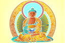 Schabloner på österländskt tema  - Nepalesiska Buddha