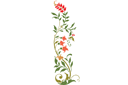 Renässans mönsterschabloner - Blomstermotiv 29