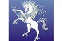 Marinschabloner - White Horse