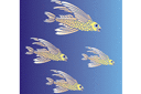 Marinschabloner - Flying Fish