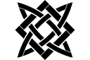 Schabloner slaviska mönstren - Kvadrat för Svarog