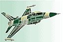 Maskineri schabloner - F-16