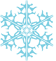 Snowflake XIII - schablon för dekoration