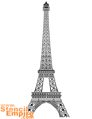 Eiffeltornet (Schabloner på världsberömda arkitekturteman)