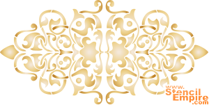 Barock motiv (Mönsterschabloner)