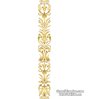 Brittiskt Dekor 06g - schablon för dekoration