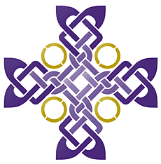 Cross Brigita - schablon för dekoration