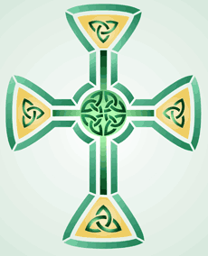 Celtic 2 - schablon för dekoration