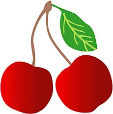 Cherry 1 (Stenciler frukter)