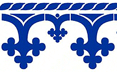 Gotiska valvbågar 2 - schablon för dekoration