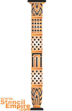 Egyptiska Kolonn (Schabloner i egyptisk stil)