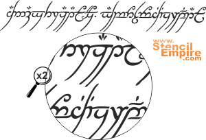 Sagan om Ringen (Textschabloner)
