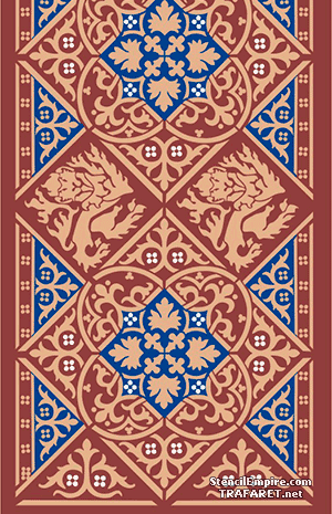 Brickor från Westminster Cathedral (Kakelmålning schabloner)