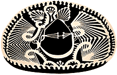 Sombrero - schablon för dekoration