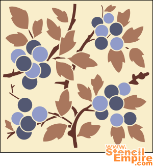 Mönster Tile (Kakelmålning schabloner)