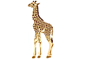 Cub Giraffe - ritmallar schabloner djur