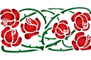 Prickly Rose - rosorschabloner