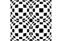 Optiska illusioner 1 - schabloner abstraktioner och geometriska illusioner