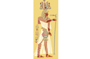 Farao Seti - schabloner i egyptisk stil