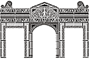 Colonnade - schabloner staden efesos