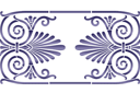 Grekiska mönster 17a - schabloner för grekisk inredning