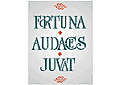 Latin 8 - Fortuna audaces juvat - textschabloner