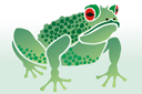 Big Frog - stenciler olika små varelser