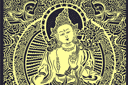Stor Buddha - schabloner i indisk stil