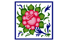 Stort steg II - stenciler olika motiv blommor Stort steg II - stenciler olika motiv blommor