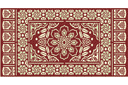 Ottoman matta 1 - schabloner på österländskt tema 