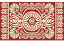 Ottoman matta 2 - schabloner på österländskt tema 