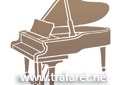 Piano - schabloner noter och musikinstrument