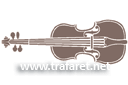 Violin - schabloner noter och musikinstrument